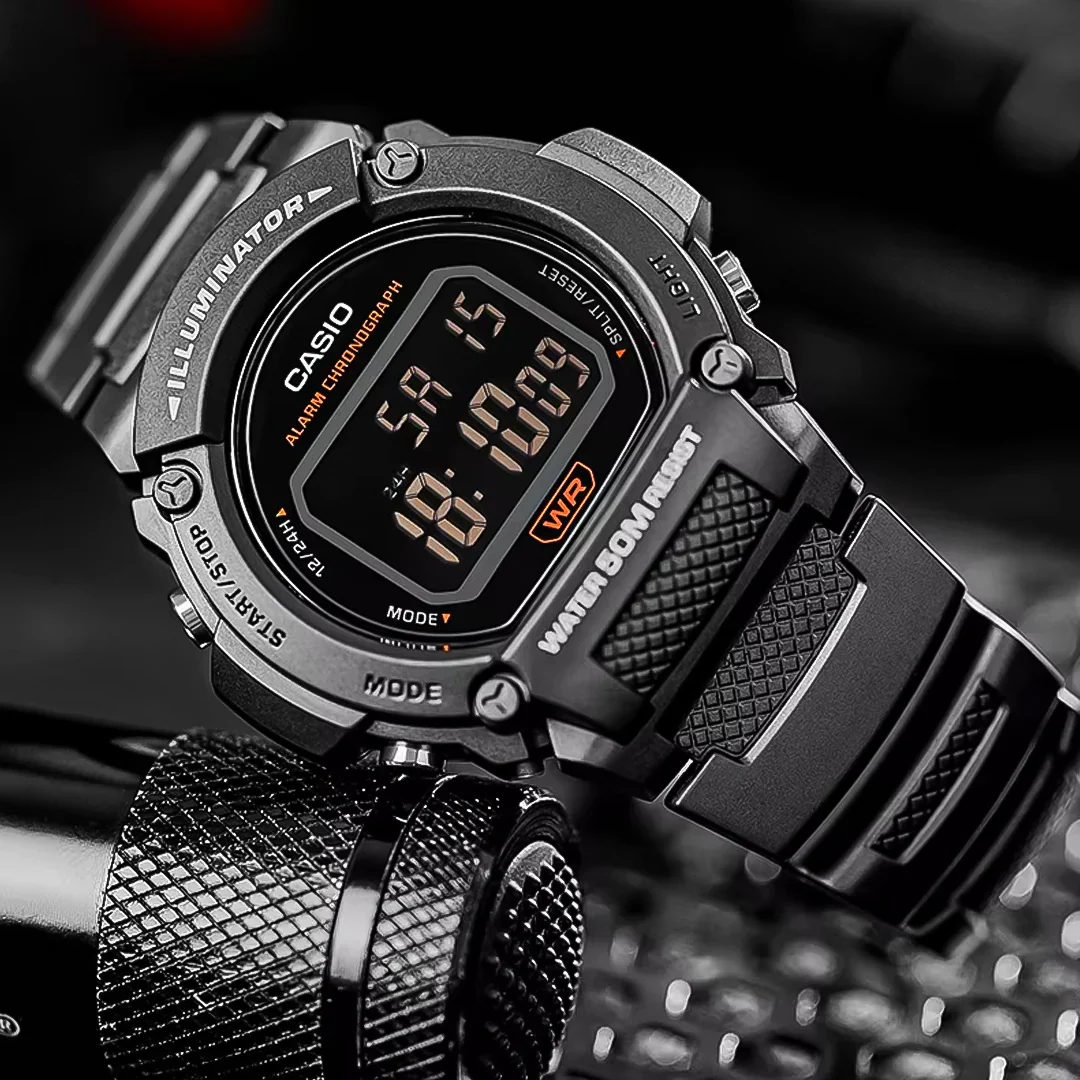 RELOJ CASIO W-219H-8BVDF -GRIS - Image 4