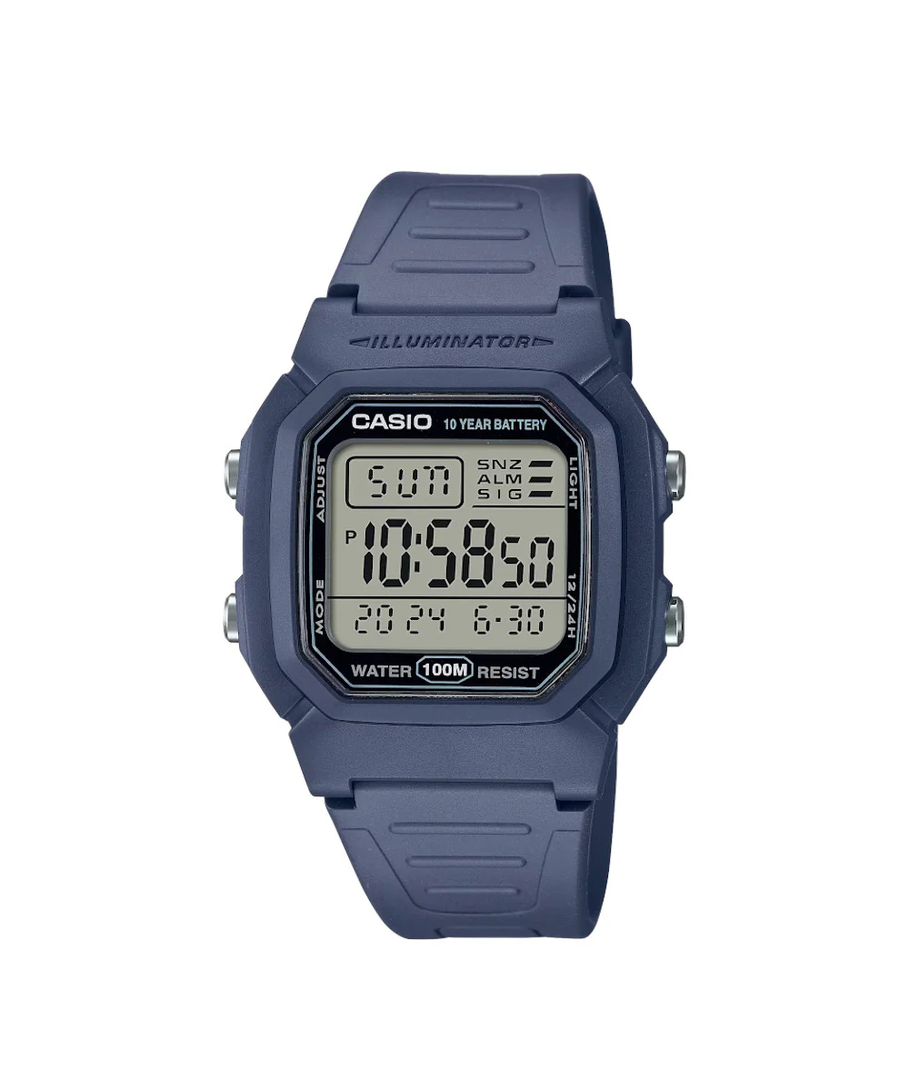 RELOJ CASIO W-800H-2AVDF -AZUL
